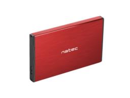 Obudowa NATEC Rhino Go NKZ-1279 (2.5"; USB 3.0; Aluminium; kolor czerwony)