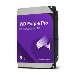 Dysk HDD WD Purple Pro WD8002PURP (8 TB ; 3.5"; 256 MB; 7200 obr/min)