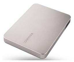 Dysk zewnętrzny Toshiba Canvio Flex 2,5" 1 TB Specialty, ciepły srebrny
