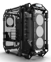 Obudowa Alphacool Apex Pro Skeleton Full Tower Czarny, Węgiel