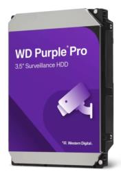 Dysk HDD WD Purple Pro WD122PURP (12 TB ; 3.5"; 256 MB; 7200 obr/min)