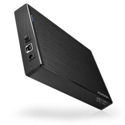 AXAGON EE35-XA3 Obudowa zewnętrzna 3.5", USB 3.0, SATA II, Aluminium - czarna