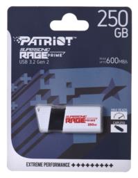 Patriot Rage Prime 600 MB/s 256GB USB 3.2 8k IOPs