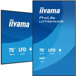 Płaski ekran iiyama LH7564UHS-B1AG 75 IN LCD UHD - 190.5 cm