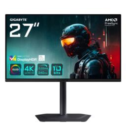 GIGABYTE MO27U2 OLED 4K UHD Gaming Monitor monitor komputerowy 68,6 cm (27") 3840 x 2160 px 4K Ultra HD QD-OLED Czarny