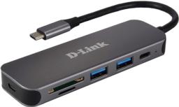 D-Link DUB-2325 stacja dokująca USB Type-C Szary