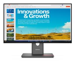 Lenovo ThinkVision P24QD-40 LED display 60,5 cm (23.8") 2560 x 1440 px Quad HD LCD Czarny