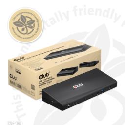 CLUB3D CSV-1562 stacja dokująca Dokujący USB 3.2 Gen 1 (3.1 Gen 1) Type-C Czarny