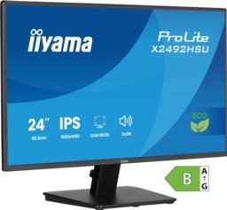 iiyama ProLite 24-calowy panel IPS Full HD z wąskimi ramkami z każdej strony i klasą energetyczną B
