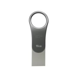 Pendrive Silicon Power Mobile C80 16GB USB 3.1/Type-C Silver