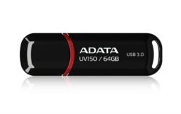 Pendrive ADATA UV150 AUV150-64G-RBK (64GB; USB 3.0; kolor czarny)