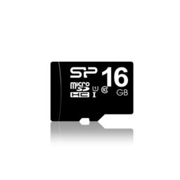 SILICON POWER micro SDHC SP016GBSTH010V10SP 16GB Class 10,UHS Class U1 + ADAPTER microSD-SD